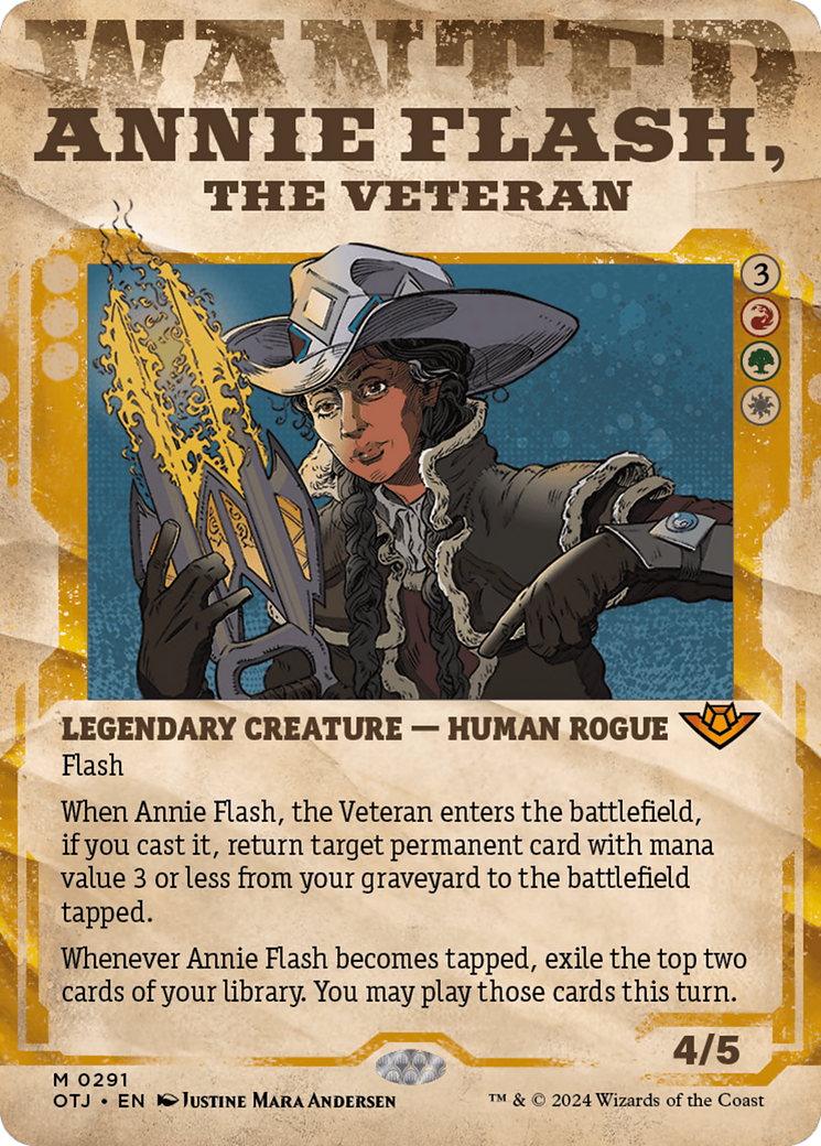 Annie Flash, the Veteran (Showcase) [Outlaws of Thunder Junction] | Tacoma Games