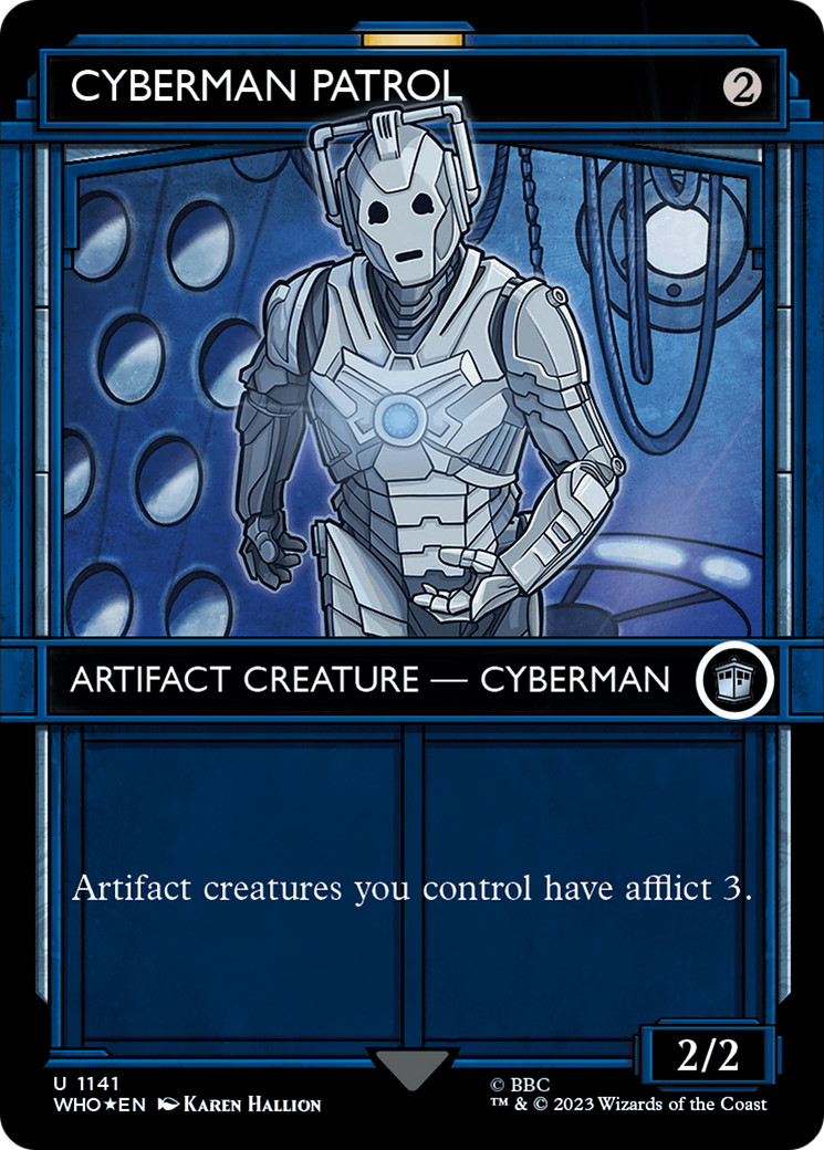 Cyberman Patrol (Showcase) (Surge Foil) [Doctor Who] | Tacoma Games