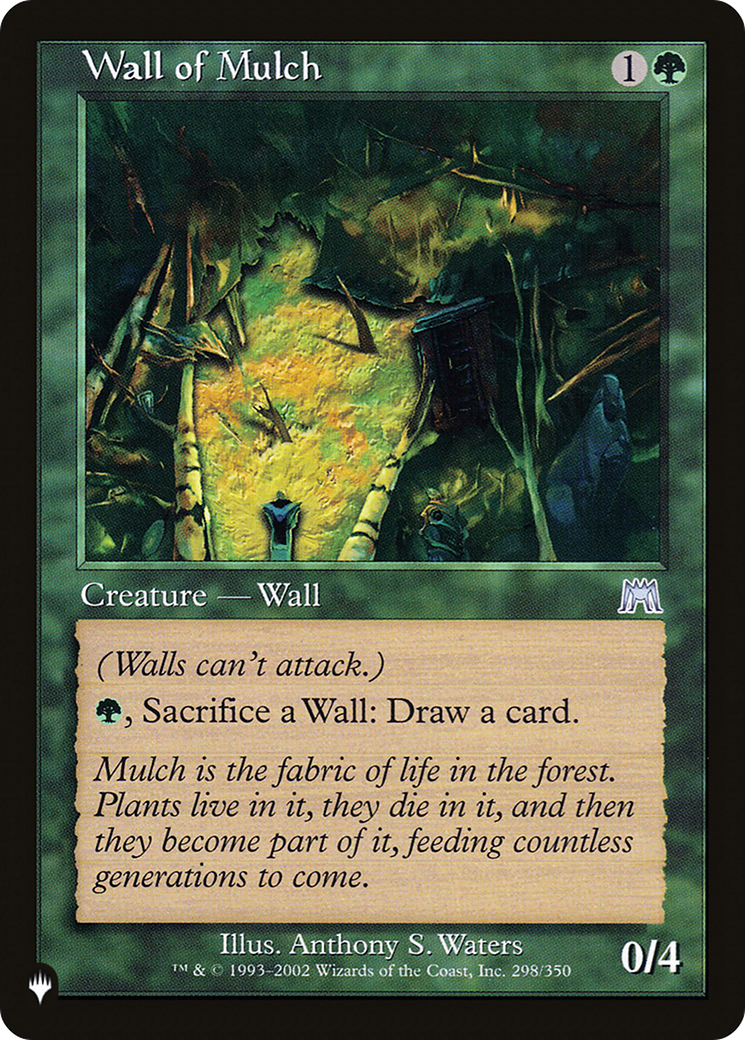 Wall of Mulch [The List Reprints] | Tacoma Games