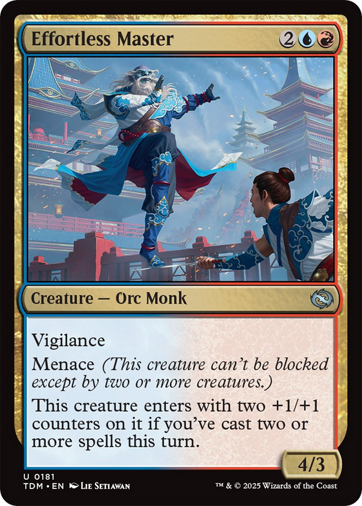 Effortless Master [Tarkir: Dragonstorm] | Tacoma Games
