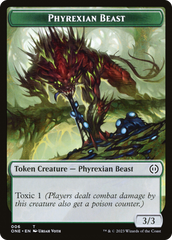 Phyrexian Beast Token [Phyrexia: All Will Be One Tokens] | Tacoma Games