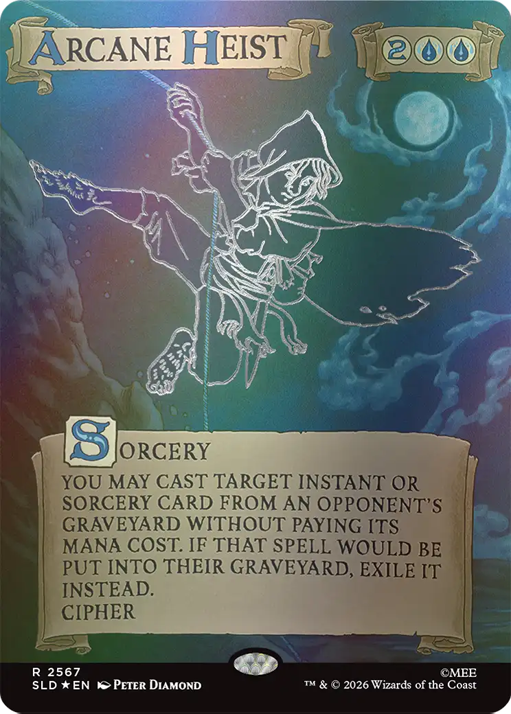 Arcane Heist (Out Of Sight Foil) [Secret Lair Drop Series] | Tacoma Games