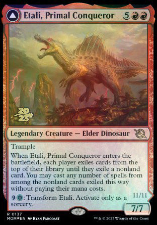 Etali, Primal Conqueror // Etali, Primal Sickness [March of the Machine Prerelease Promos] | Tacoma Games