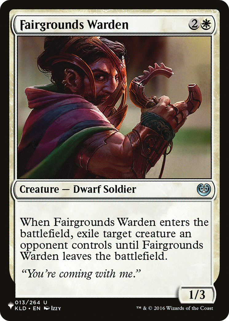 Fairgrounds Warden [The List] | Tacoma Games