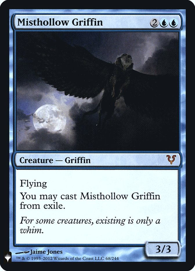 Misthollow Griffin [Mystery Booster] | Tacoma Games