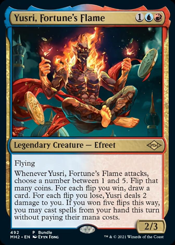 Yusri, Fortune's Flame (Bundle) [Modern Horizons 2] | Tacoma Games