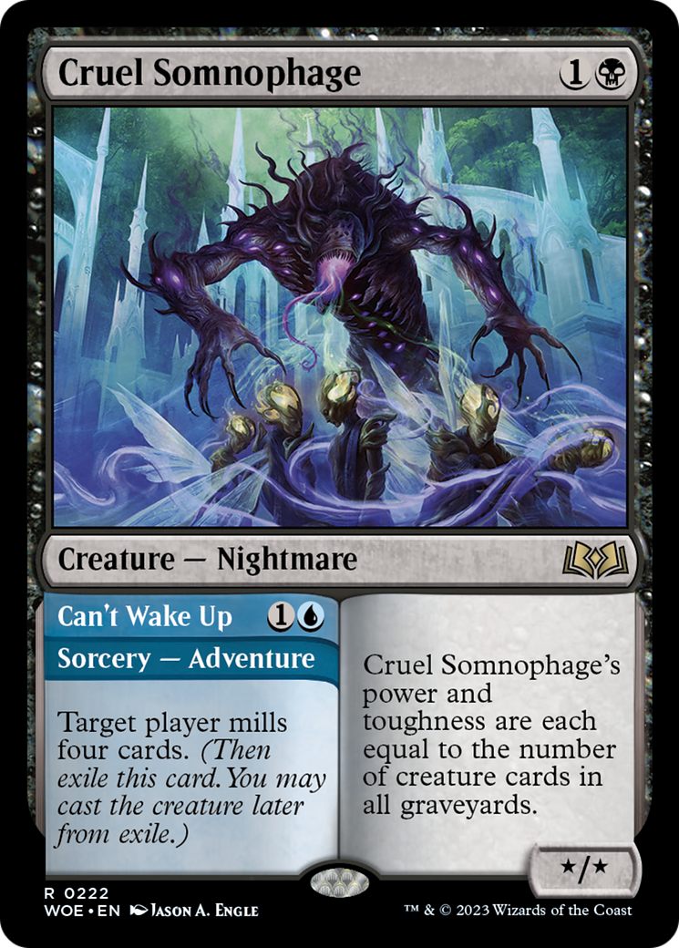 Cruel Somnophage // Can't Wake Up [Wilds of Eldraine] | Tacoma Games