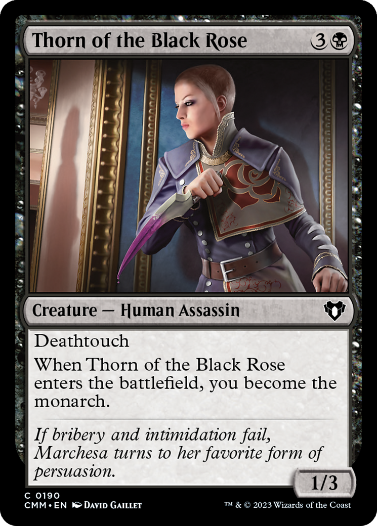 Thorn of the Black Rose [Commander Masters] | Tacoma Games