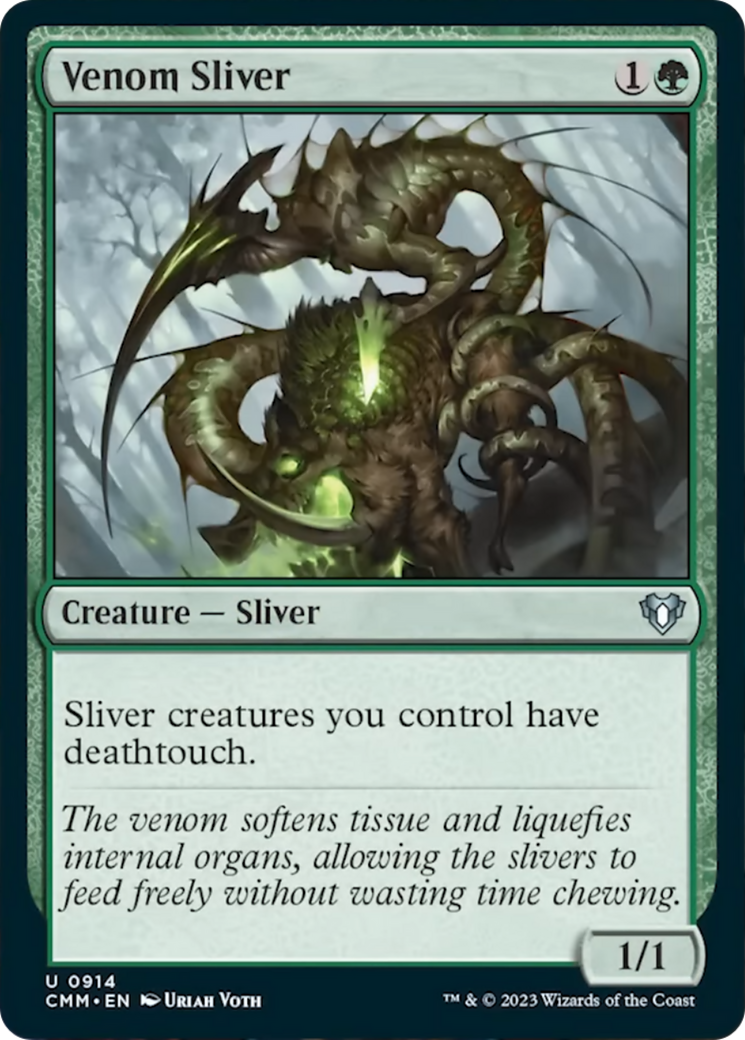 Venom Sliver [Commander Masters] | Tacoma Games