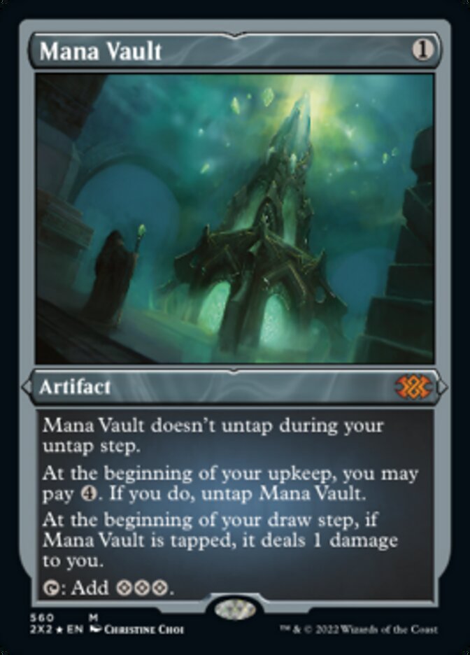 Mana Vault (Foil Etched) [Double Masters 2022] | Tacoma Games