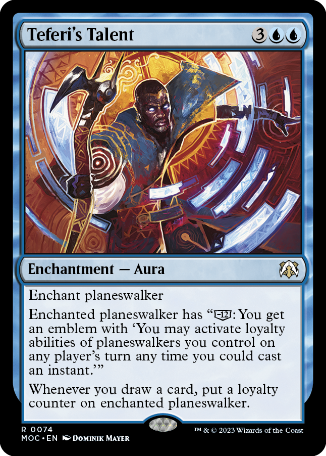 Teferi's Talent [March of the Machine Commander] | Tacoma Games