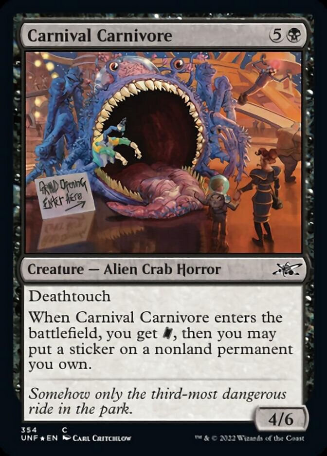Carnival Carnivore (Galaxy Foil) [Unfinity] | Tacoma Games
