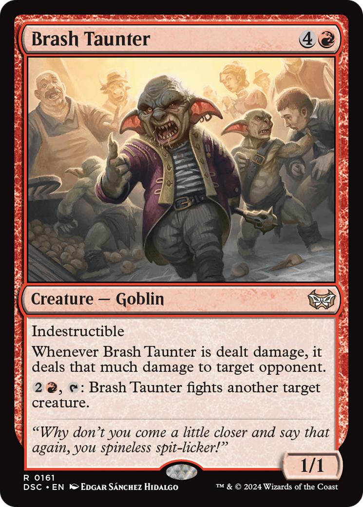 Brash Taunter [Duskmourn: House of Horror Commander] | Tacoma Games