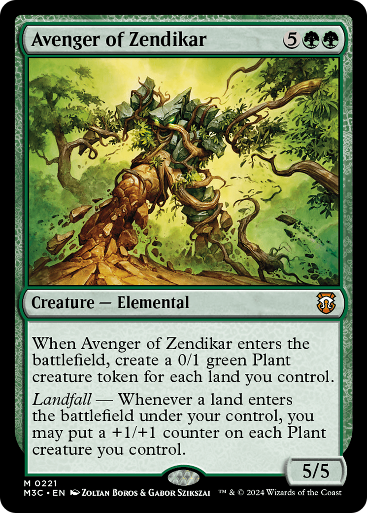 Avenger of Zendikar (Ripple Foil) [Modern Horizons 3 Commander] | Tacoma Games