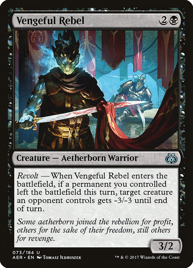 Vengeful Rebel [Aether Revolt] | Tacoma Games