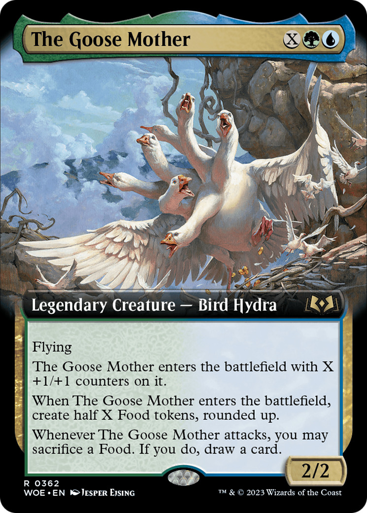 The Goose Mother (Extended Art) [Wilds of Eldraine] | Tacoma Games