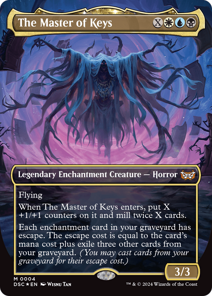 The Master of Keys (Borderless) [Duskmourn: House of Horror Commander] | Tacoma Games