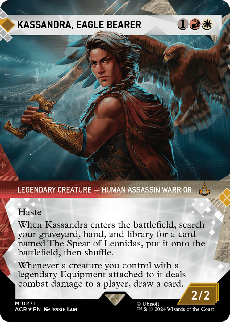 Kassandra, Eagle Bearer (Showcase) (Textured Foil) [Assassin's Creed] | Tacoma Games