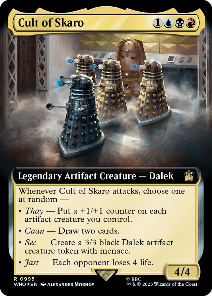 Cult of Skaro (Extended Art) (Surge Foil) [Doctor Who] | Tacoma Games