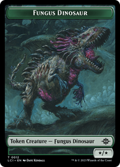 Fungus Dinosaur // Dinosaur (0001) Double-Sided Token [The Lost Caverns of Ixalan Tokens] | Tacoma Games