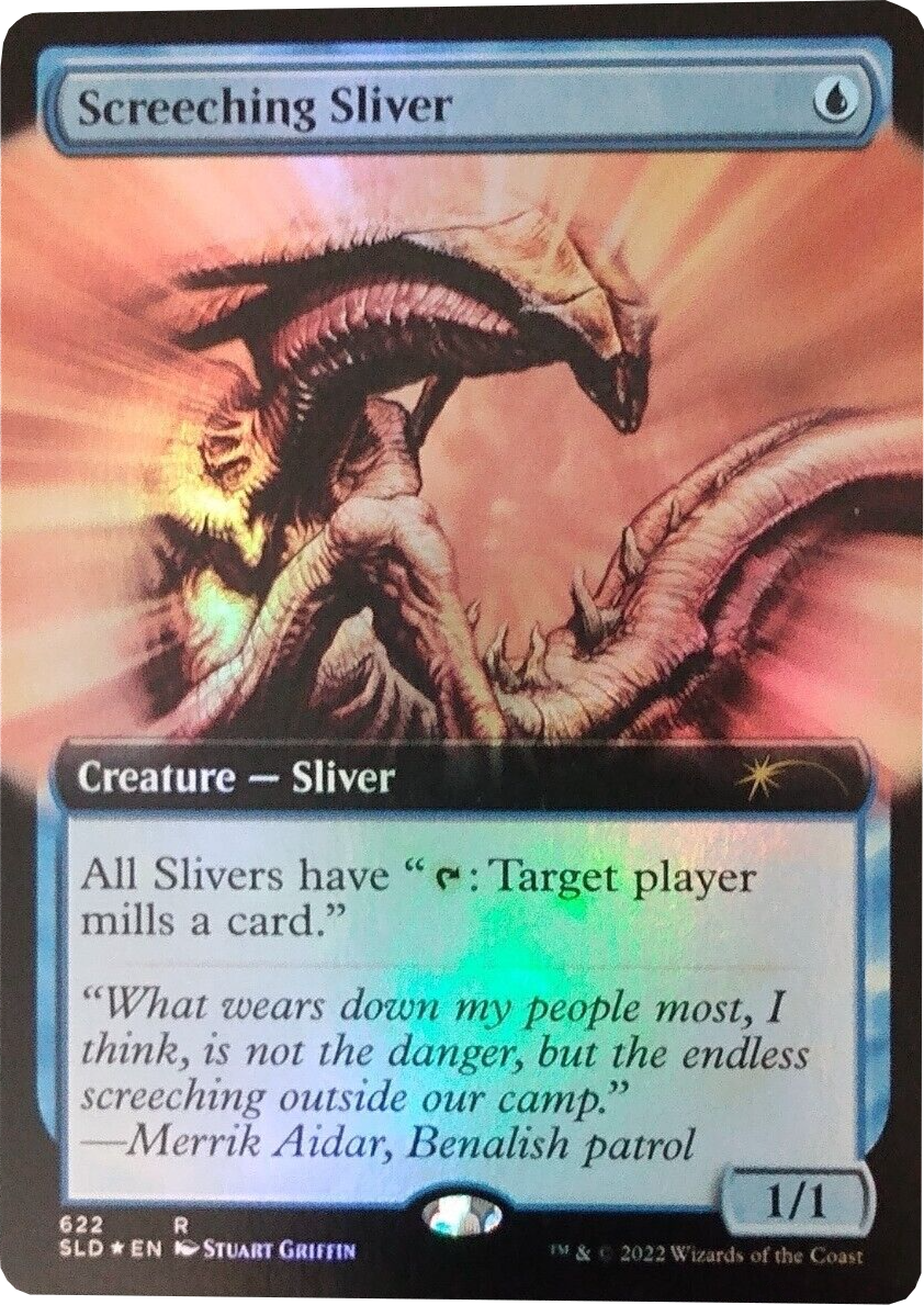 Screeching Sliver (Extended Art) [Secret Lair Drop Promos] | Tacoma Games