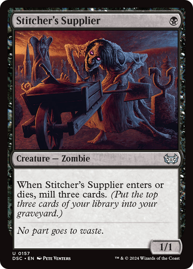 Stitcher's Supplier [Duskmourn: House of Horror Commander] | Tacoma Games