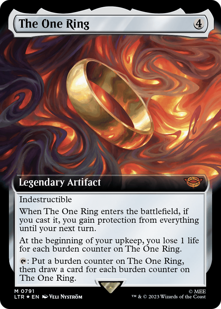 The One Ring (Extended Art) (Surge Foil) [The Lord of the Rings: Tales of Middle-Earth] | Tacoma Games