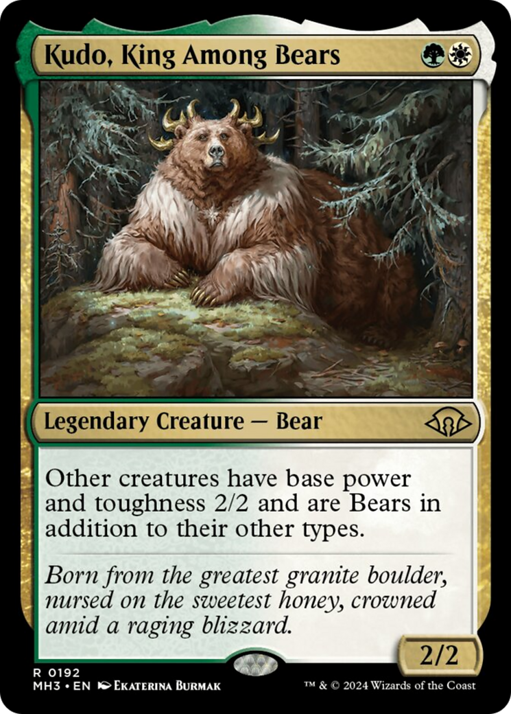 Kudo, King Among Bears [Modern Horizons 3] | Tacoma Games