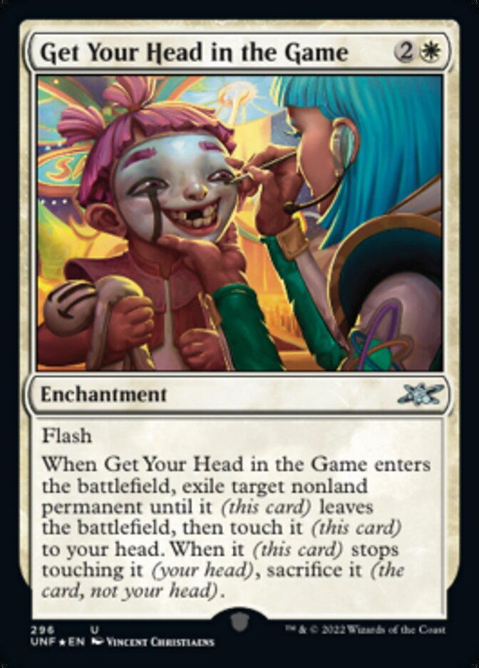 Get Your Head in the Game (Galaxy Foil) [Unfinity] | Tacoma Games