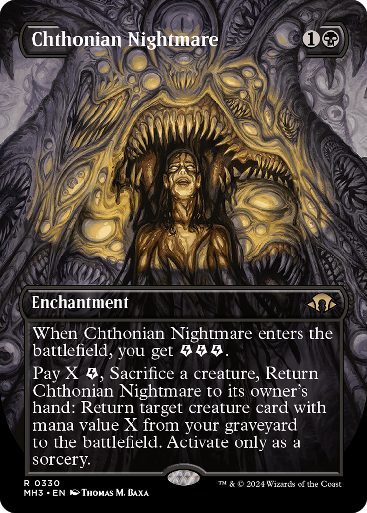 Chthonian Nightmare (Borderless) [Modern Horizons 3] | Tacoma Games