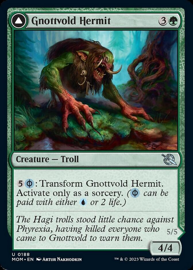 Gnottvold Hermit // Chrome Host Hulk [March of the Machine] | Tacoma Games
