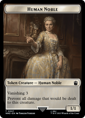 Human Noble // Cyberman Double-Sided Token [Doctor Who Tokens] | Tacoma Games