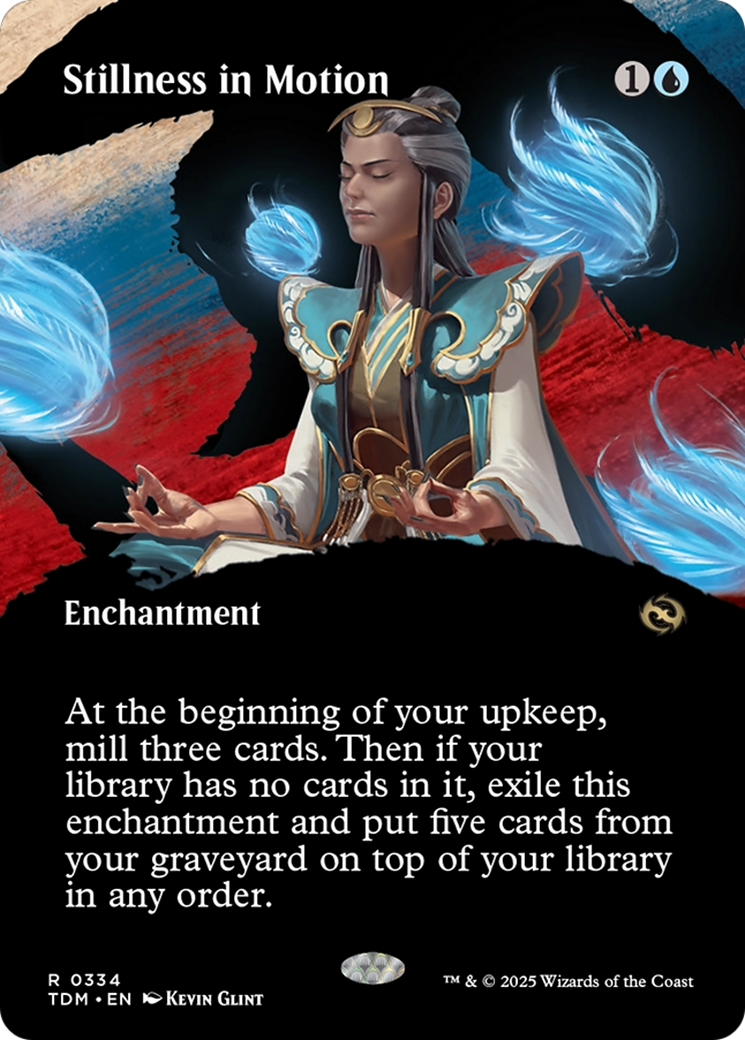 Stillness in Motion (Borderless) [Tarkir: Dragonstorm] | Tacoma Games