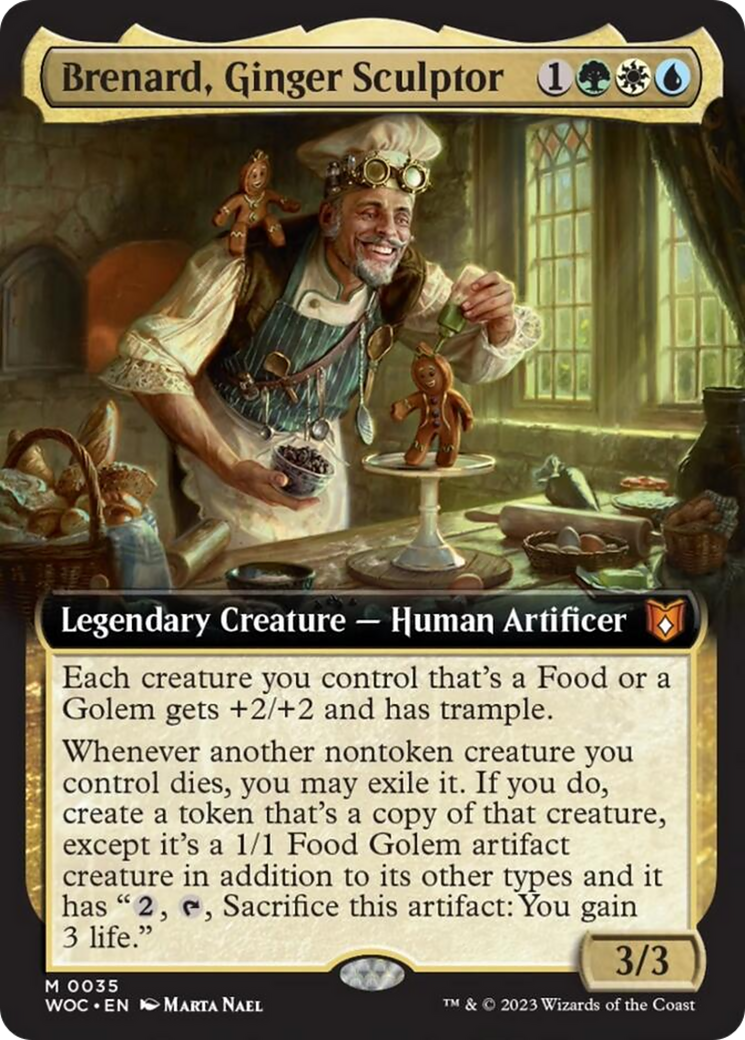 Brenard, Ginger Sculptor (Extended Art) [Wilds of Eldraine Commander] | Tacoma Games