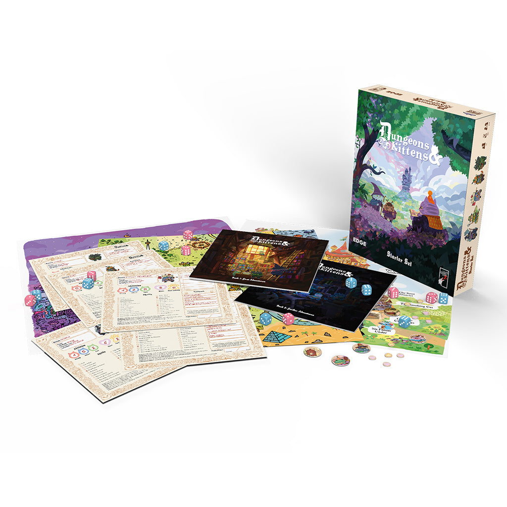 Dungeons & Kittens RPG - Starter Set | Tacoma Games
