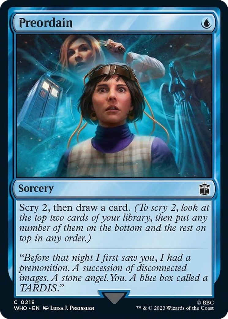 Preordain [Doctor Who] | Tacoma Games