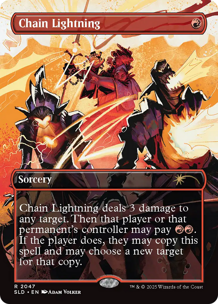 Chain Lightning (2047) (Rainbow Foil) [Secret Lair Drop Series] | Tacoma Games