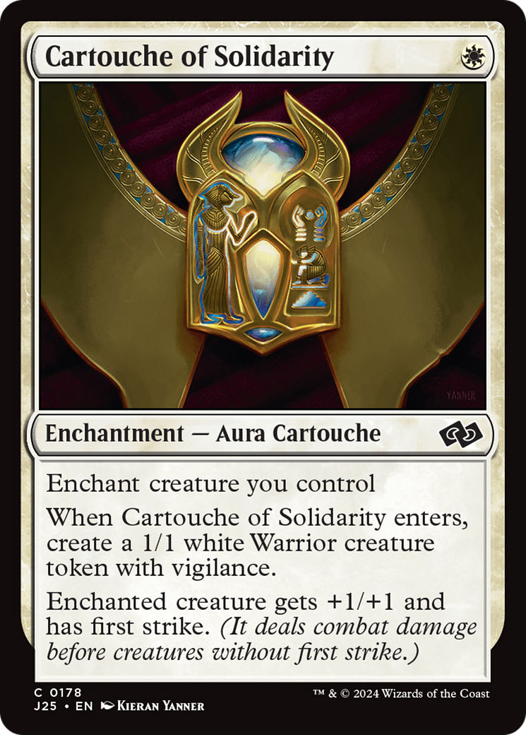 Cartouche of Solidarity [Foundations Jumpstart] | Tacoma Games