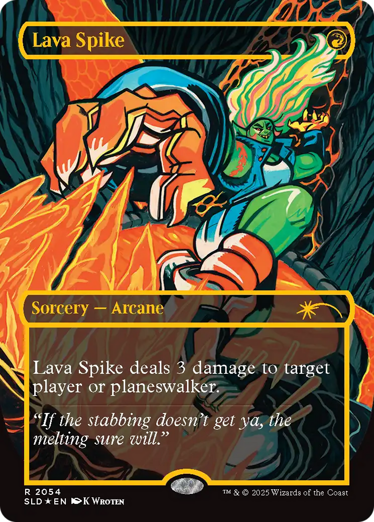 Lava Spike (2054) (Raised Foil) [Secret Lair Drop Series] | Tacoma Games