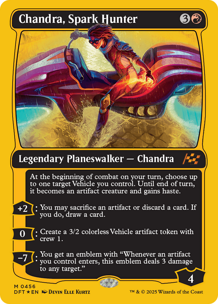 Chandra, Spark Hunter (First-Place Foil) [Aetherdrift] | Tacoma Games