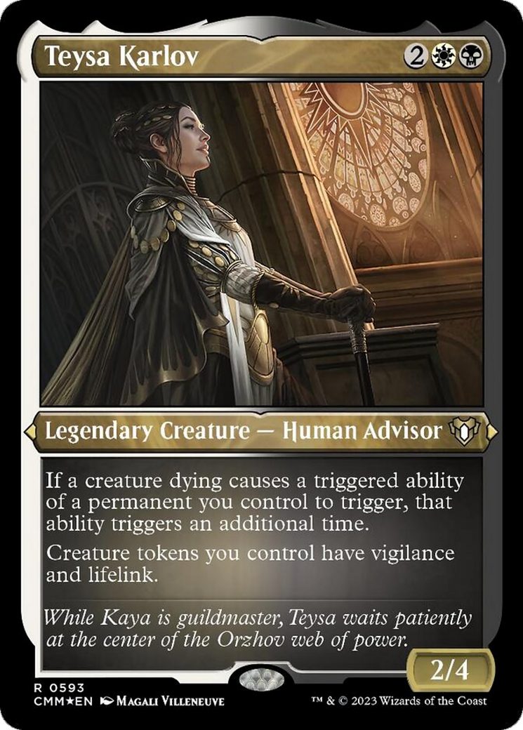 Teysa Karlov (Foil Etched) [Commander Masters] | Tacoma Games