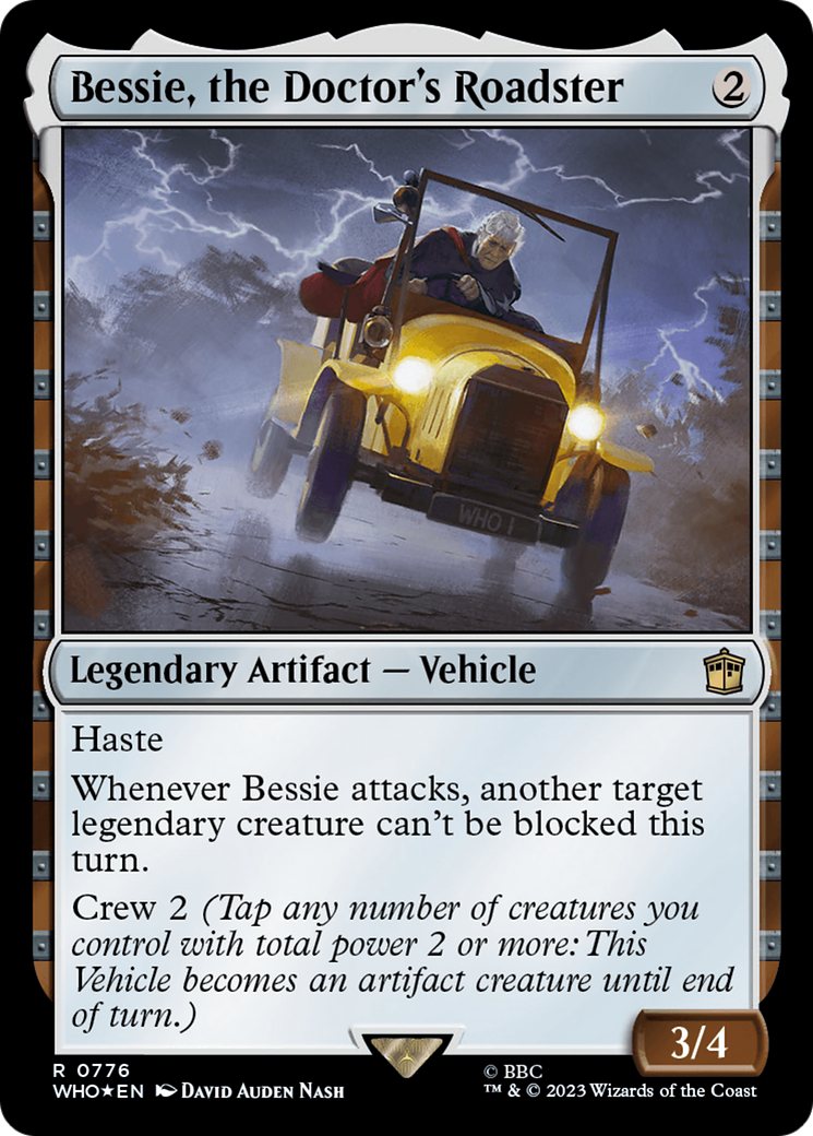 Bessie, the Doctor's Roadster (Surge Foil) [Doctor Who] | Tacoma Games