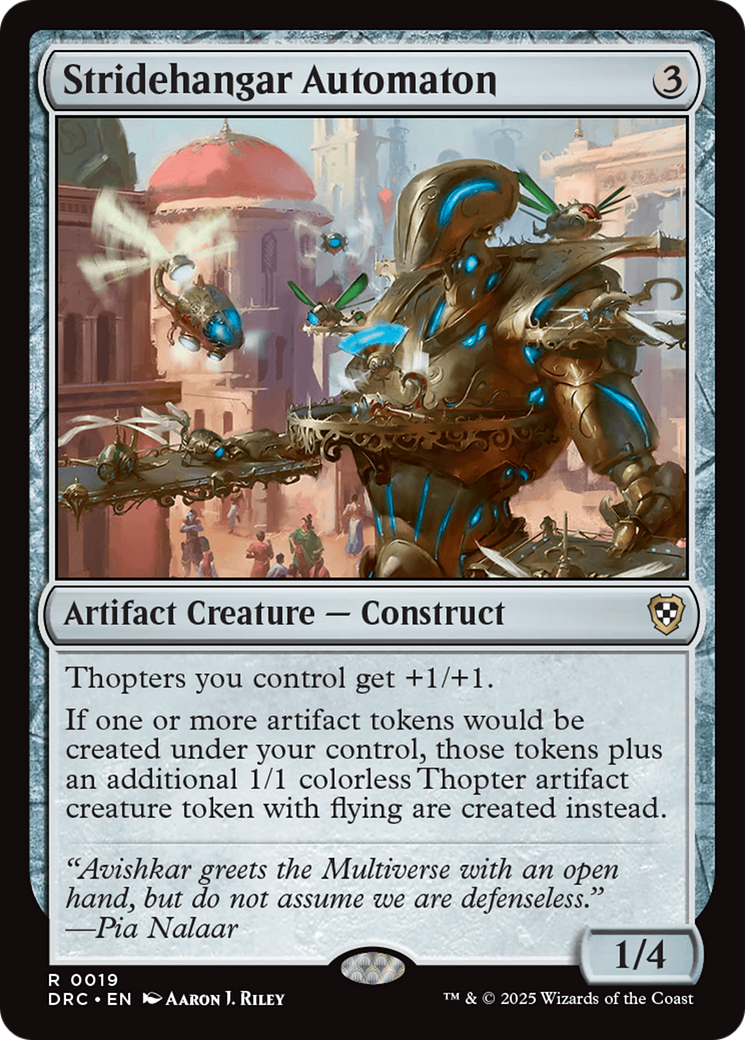 Stridehangar Automaton [Aetherdrift Commander] | Tacoma Games