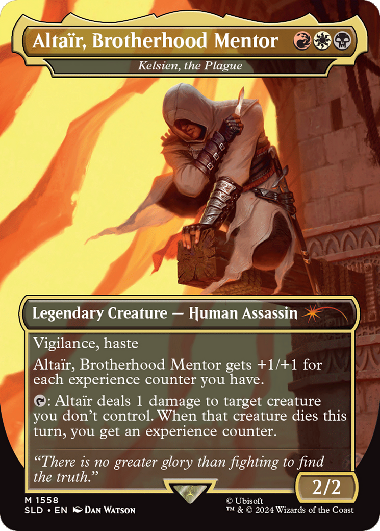Altair, Brotherhood Mentor - Kelsien, the Plague (Rainbow Foil) [Secret Lair Drop Series] | Tacoma Games