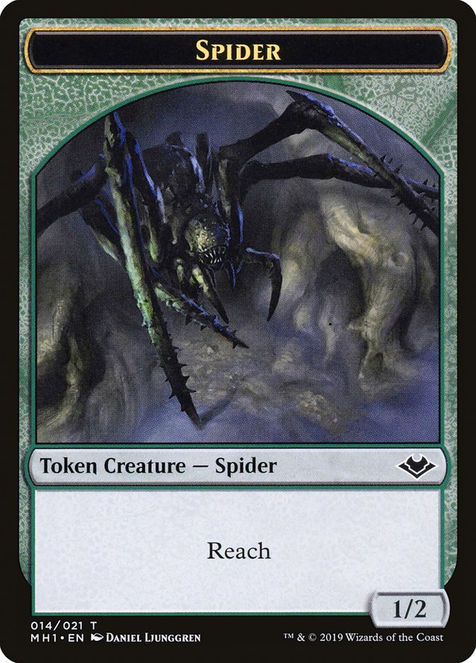Goblin (010) // Spider (014) Double-Sided Token [Modern Horizons Tokens] | Tacoma Games