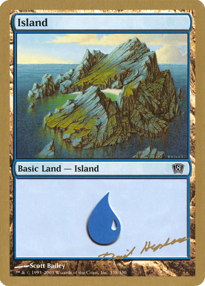 Island (dh338) (Dave Humpherys) [World Championship Decks 2003] | Tacoma Games
