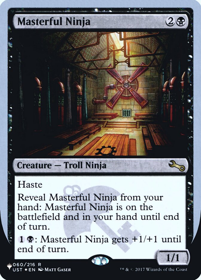 Masterful Ninja (Unfinity Foil Edition) [The List] | Tacoma Games