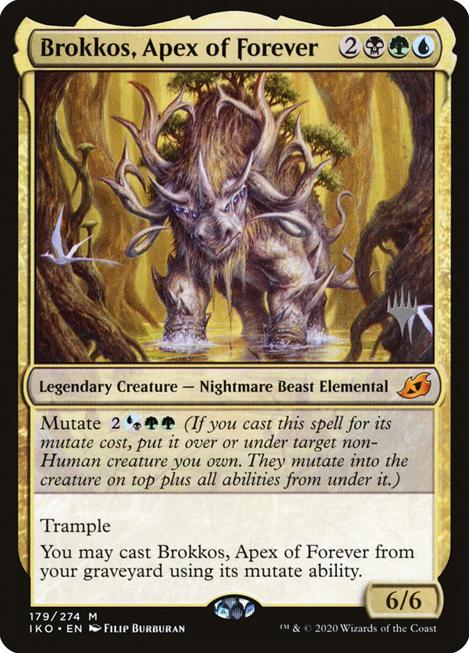 Brokkos, Apex of Forever (Promo Pack) [Ikoria: Lair of Behemoths Promos] | Tacoma Games