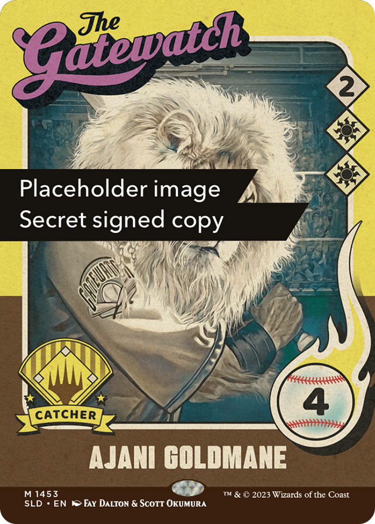 Ajani Goldmane (745) (Autographed) [Secret Lair Drop Series] | Tacoma Games