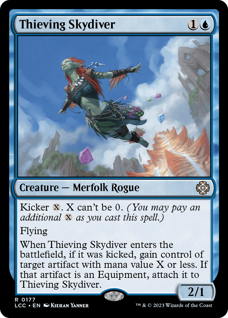 Thieving Skydiver [The Lost Caverns of Ixalan Commander] | Tacoma Games
